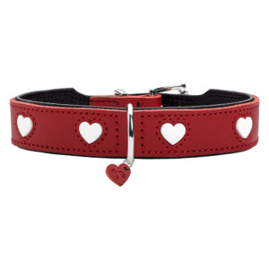 HUNTER Halsband Love, rood 65: 51-58cm Hond