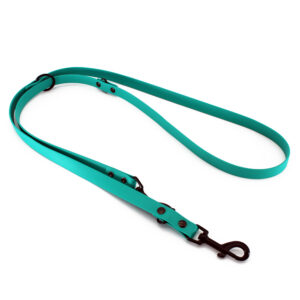 Heim Verstelbaar BioThane Lood, turquoise - 200 cm lang, 19 mm breed