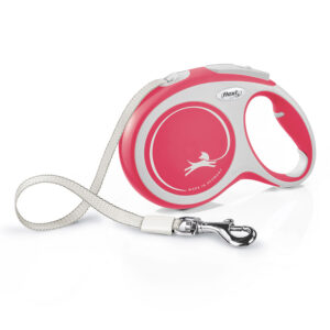 flexi New Comfort Rollijn Tape L rood, 8m Hond